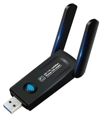 Image de Adaptateur Wi-Fi double bande 1 200 M, interface USB 3.0, carte réseau USB Plug-and-Play pour ordinateur portable