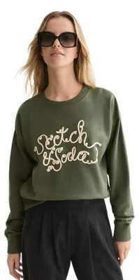 Imagen del producto de Sudadera bordada – corte holgado