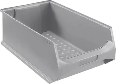 Produktbild von Graue Sichtlagerbox 5.0 | HxBxT 20x30x50cm | 21,8 Liter | Sichtlagerbehälter, Sichtlagerkasten, Sichtlagerkastensortiment, Sortierbehälter