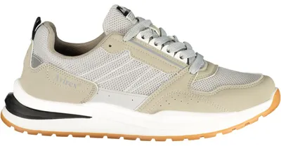 Produktbild von Grauer Sportschuh für Herren mit Kontrastdetails und Schnürsenkeln