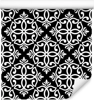 Zdjęcie produktu dla Tapeta Dekoracja Ścienna z modnym efektem 3D piękne ornamenty Geometryczna Ozdoba do Jadalni