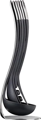 Image de Joseph Joseph Nest™ Utensils 100 - 5 pièces d'ustensiles en acier inoxydable avec support