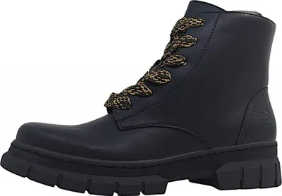 Image de Bugatti Woman Roxx : Bottes pour femmes, modèle à lacets, couleur noire, style décontracté