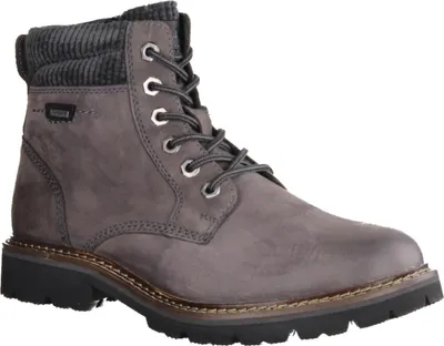 Produktbild von Sioux Adalrik-H 704 Herrenboots, gefüttert, Leder, Carbon extraweit, wasserdicht - Herrenschuhe Boots / Stiefel, Grau, leder/textil (waxed nubuk/cord/ wasserdicht)