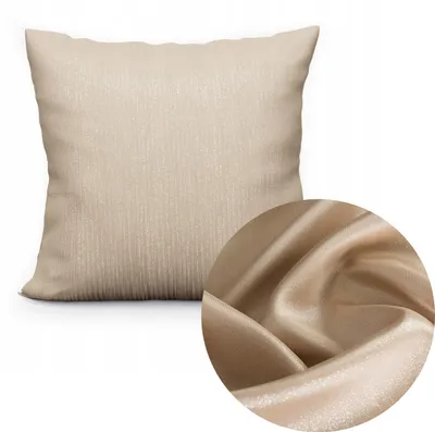 Produktbild von Markizeta Dekorative Kissenhülle Beige Glänzend 40x40 cm