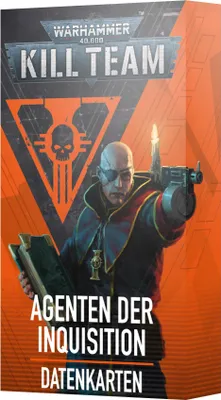 Produktbild von Warhammer 40.000 Kill Team Agenten der Inquisition Datenkarten