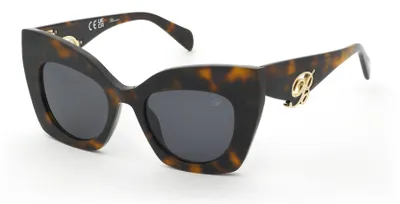 Produktbild von Blumarine SBM902V Avana scura lucida 50/20/140 Damen Sonnenbrillen