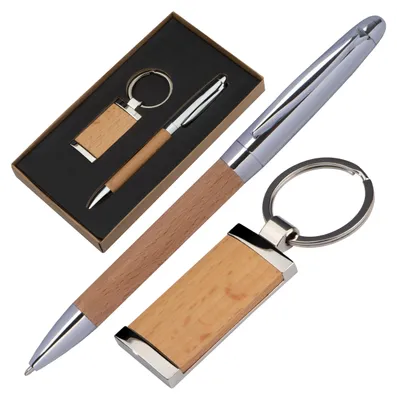 Produktbild von Geschenkset / mit Kugelschreiber + Schlüsselanhänger