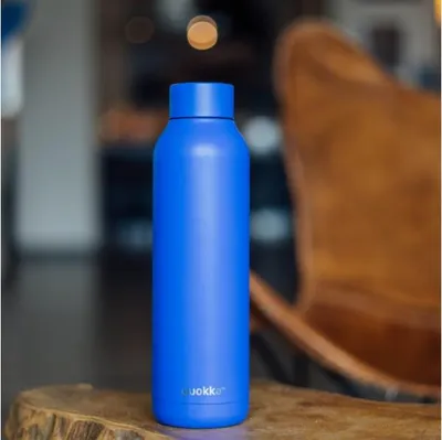 Produktbild von Quokka Solid, Edelstahlflasche / Thermoskanne Ultramarine, 850ml, 40213