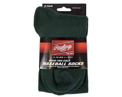 Obrázek produktu pro Ponožky Rawlings Baseball (2 páry) S Forest Baseball/Softball Článek