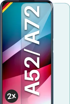 Produktbild von Glas Schutzfolie für Oppo A52 / A72, Stückzahl:2er Set