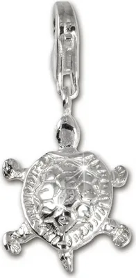 Image de SilberDream 925 Charm tortue en argent véritable Pendentif bracelet D2FC1001