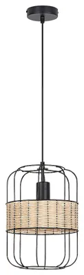 Zdjęcie produktu dla Lampa wisząca E27 1x40W kolor czarny 5283 Indiana Rabalux