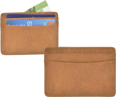 Produktbild von Sonnenleder Kartenetui Leder Minibörse Taschenbörse Kartenbörse Kartenhalter ISE natur 822-390-01