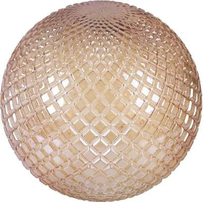Immagine prodotto di Paralume Cannes color miele sferico 20 cm – elegante paralume in vetro per un'illuminazione interna calda