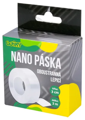 Immagine prodotto di Nano nastro adesivo biadesivo 3m X 3cm