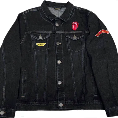Obrázek produktu pro The Rolling Stones - džínová bunda "Sympathy" pro muže/dámy uni RO4858 (XXL) (džínová modrá)