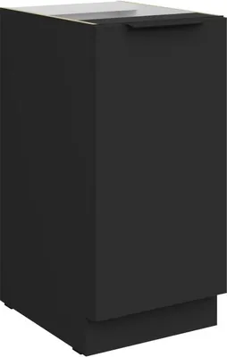 Produktbild von Unterschrank LUNARA mit einer Tür – Breite 40 cm, schwarz