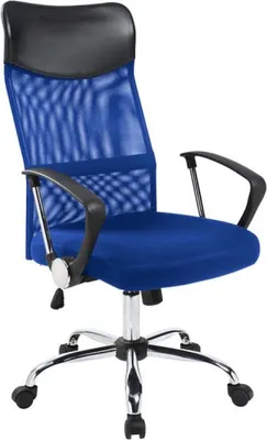Immagine prodotto di Sedia ergonomica da ufficio con schienale alto - blu