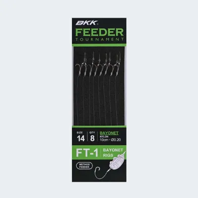 Produktbild von BKK Feeder Tournament FT-1 Bayonet Rigs #14 gebundener Feederhaken