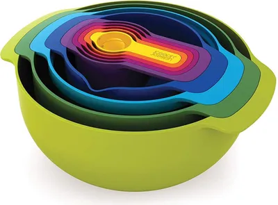 Zdjęcie produktu dla Joseph Joseph Nest 9 Plus 9-częściowy zestaw do przygotowywania posiłków Wielokolorowy