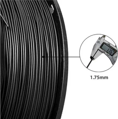 Zdjęcie produktu dla Włóknina do drukarki 3D - czarna - średnica 1,75 mm - 11 kg - materiał: PETG