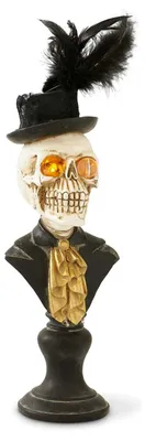Produktbild von Viktorianische Skelett Büste mit LED Augen 45cm