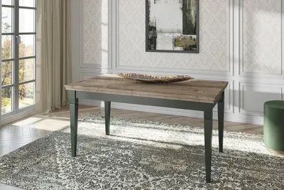 Produktbild von Esstisch HOME ausziehbar 160-240x90cm Grün Eiche Lefkas