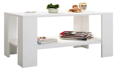 Immagine prodotto di Tavolino in legno | Tavolino semplice | Dimensioni ca. H. 55 x W. 90 x D. 41 cm | Tavolo da soggiorno | Sofatic - Dalus