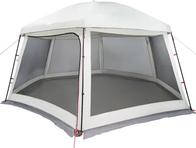 Obrázok produktu pre vidaXL Bazénový stan s odnímateľnou plachtou Sieťované steny Sivá 512x458cm
