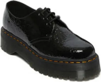 Immagine prodotto di Dr Martens 1461 Quad 3-eye Patent Lamper Leopard Embross Shoes Nero EU 36 Uomo,Donna Nero EU 36