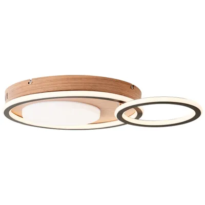 Productafbeelding van Ronde houten plafondlamp Karney