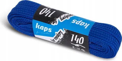 Produktbild von Flache Schnürsenkel für Sportschuhe Kaps For Sneakers - 120 cm - Blau