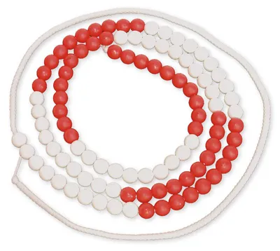 Produktbild von TimeTEX Rechenkette bis 100, rot/weiß