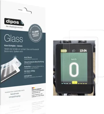 Image de 2x Protection ecrán pour Neodrives simplyDisplay mat Verre souple Film Protecteur 9H dipos