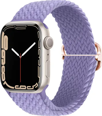 Produktbild von BStrap Elastic Nylon Armband für Apple Watch 38/40/41mm, lavander