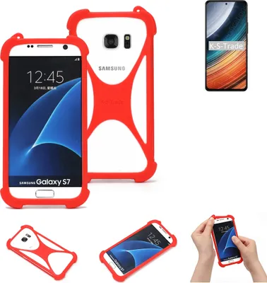 Produktbild von K-S-Trade Handy-Hülle kompatibel mit Xiaomi Redmi K40S Schutz-Hülle Bumper Silikon Schutz Hülle Cover Case Silikoncase Silikonbumper TPU Softcase