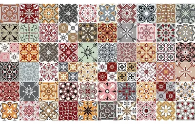 Produktbild von Wandaufkleber – Selbstklebende Fliesenaufkleber für Küche und Bad – 60 Matina Fliesenaufkleber – 60 Aufkleber 15 x 15 cm