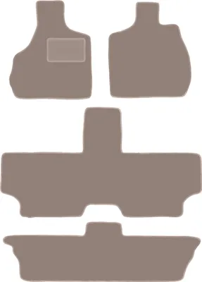 Produktbild von Velours-Autoteppiche für: Chrysler Grand Voyager III 7 Personen (2000-2008) Beige