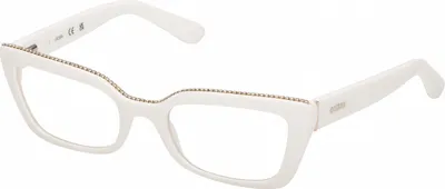 Produktbild von Guess GU50360 Shiny white 54/20/140 Damen Brillen