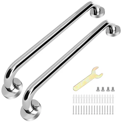 Zdjęcie produktu dla Uchwyt łazienkowy - Antypoślizgowy - Stal nierdzewna - 50,8 cm - Dla seniorów