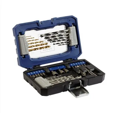 Produktbild von LUX Bohrer- und Bit-Set 36-teilig, Bohrer, Holz, Metall, Beton, Bits, Adapter,