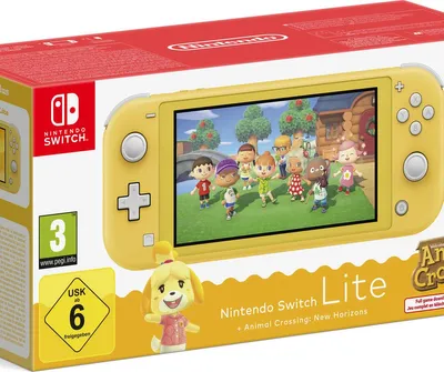 Zdjęcie produktu dla Switch lite Console Animal Crossing Yellow  Nintendo