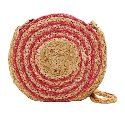 Produktbild von Esprit Runde Schultertasche aus Jute-Mix Umhängetasche 052EA1O306-660