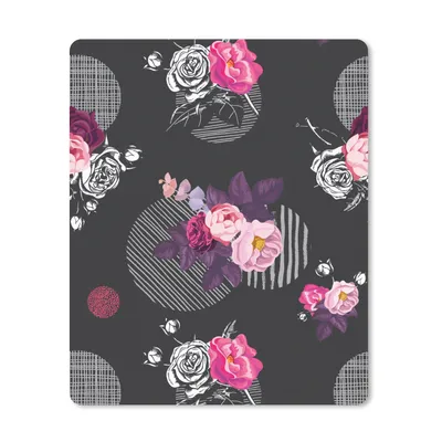 Produktbild von MuchoWow® Mauspad Mousepad Rosen - Blumen - Muster 19x23 cm - Mousepads - Maus Mat - Pad - Mausunterlage - Mauspads - Spielen