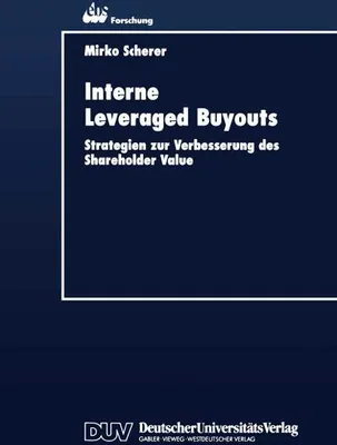 Obrázek produktu pro Interne Leveraged Buyouts