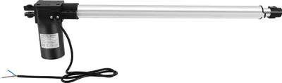 Zdjęcie produktu dla Napęd liniowy – siłownik liniowy – 12 V – 6000 N – skok 50 cm – stop aluminium – IP44 – do podnośnika telewizyjnego, fotela do masażu, stołu elektrycznego – srebrny