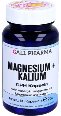 Zdjęcie produktu dla Kapsułki GPH Magnez + Potas, 60 kapsułek