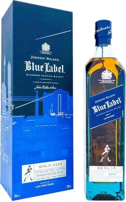 Produktbild von Johnnie Walker Blue Label BERLIN Edition / Cities of the Future + Box 700ml 40% Vol.