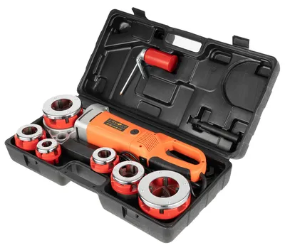Obrázek produktu pro Elektrická řezačka trubkových závitů, přenosný design, efektivní výkon, tvářecí stroj na trubkové závity